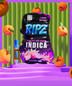 Ripz Peaches and Cream | Premium 2g Cart | Ripz 2g Disposable