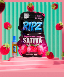 Ripz Strawberry Cough | Premium 2g Cart | Ripz 2g Disposable